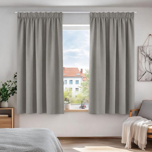 Pencil pleat blackout curtains - pencil,