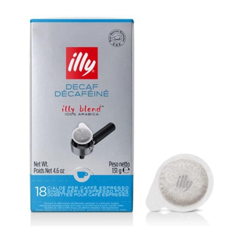 Illy decaffeinated ese coffee - ese,