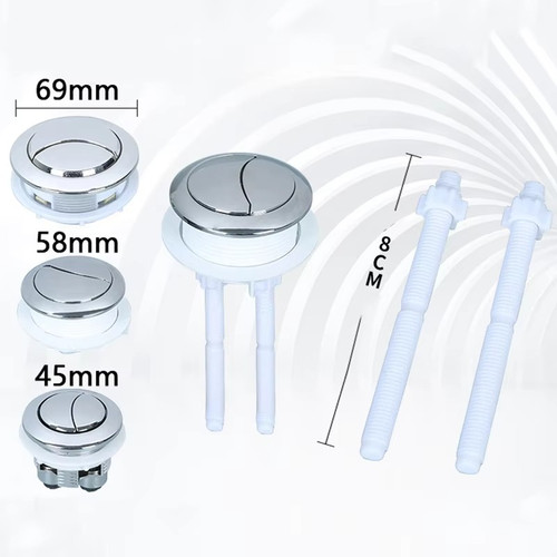 58mm replacement dual flush - 38-58mm,