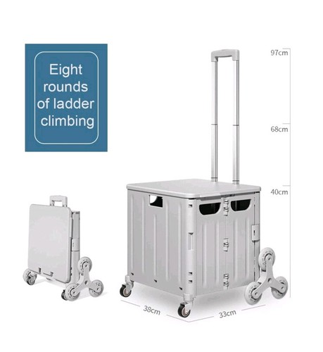 Folding shopping trolley box - folding,