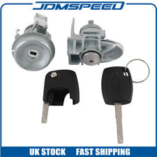 Front Left Door Lock Barrel Cylinder Ignition Switch For 2009-2013 Ford Fiesta