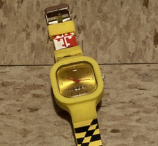 Vintage Waiders Watch W Rubber Maryland Themed Band Works W New Battery