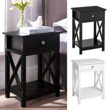 Bedside Drawer with Shelf