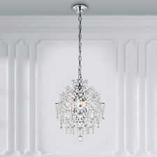 A1A9 Modern Crystal Chandelier Lighting 3 Light Crystal Raindrop Ceiling Light