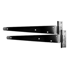 Timco 12 - Pair of Medium Tee Hinges - Black - TIMbag of 1 - MTH12B