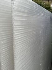 Polycarbonate roofing sheets 2.9 m long x  1m wide  x 25mm  thick