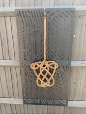 Vintage Antique Carpet Rug Beater Wooden Rattan Original 19th Century 