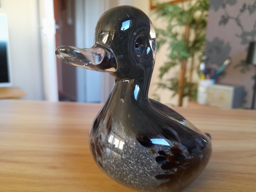 Beautiful langham glass duck - beautiful,