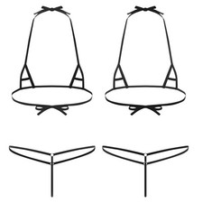 Women Swimwear Micro Bikini Set Sexy Micro Bra G-string Thongs Lingerie Bathing