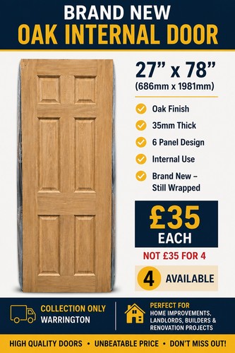 Brand new oak internal - internal, panel