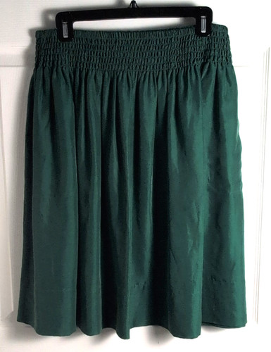 Talbots 100 silk smocked - sz, m