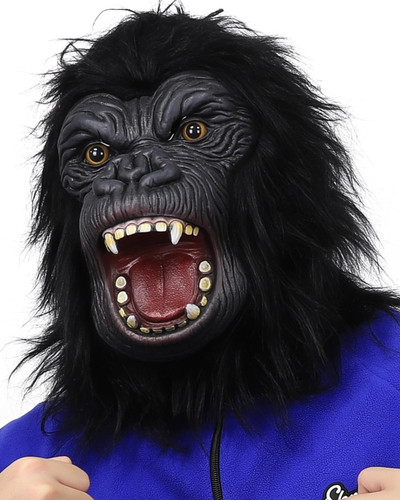 Gorilla mask funny realistic - -,