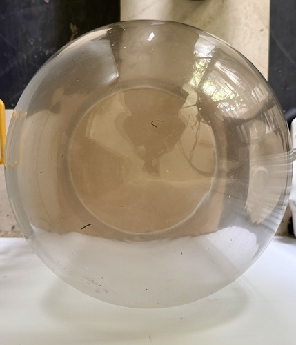 Clear glass dome display - clear,
