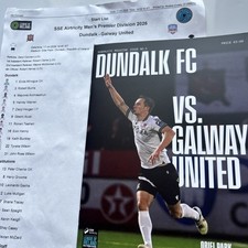 DUNDALK FC V GALWAY UNITED