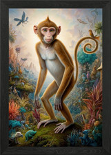 Magical Monkey Safari Framed