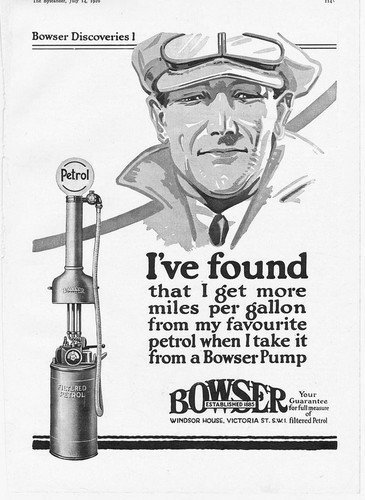 Bowser petrol pumps antique - bowser,