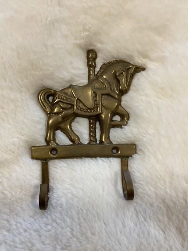 Antique carousel horse - carousel, brass