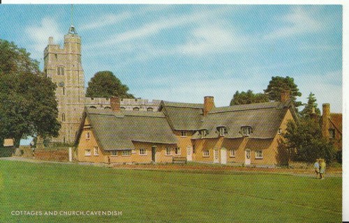 Suffolk postcard cottages - suffolk,