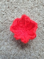 Hand Knitted Poppy Brooch. 25%
