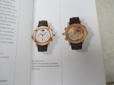 IWC Watches 1999 Hard Back sales Brochure Chronograph Portuguese  Novecento 