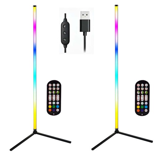 2pcs floor rgb led lamp - 2pcs,
