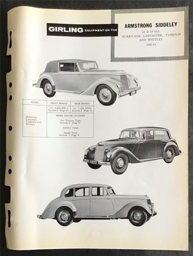 Armstrong siddeley hp - siddeley, 16/18