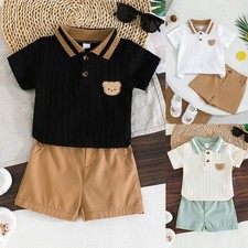 Newborn Baby Boy Bear Print