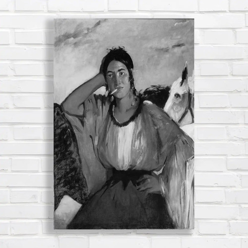 Pensive native american woman - pensive,