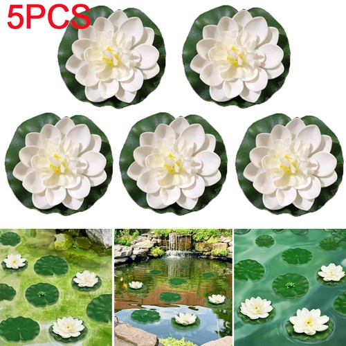 5pcs artificial lotus water - lotus,