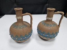 a pair of Doulton Lambeth Silicon 1881 jugs