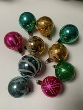 Vintage Mercury Glass Baubles