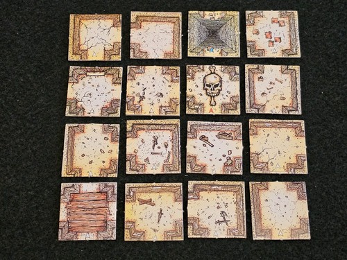 Dungeonquest card map tile - dungeonquest,