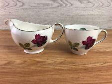 Alfred Meakin Cup And Milk Jug Realm Rose Design