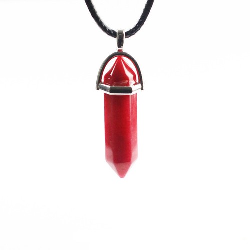 Necklace quartz chakra - quartz,