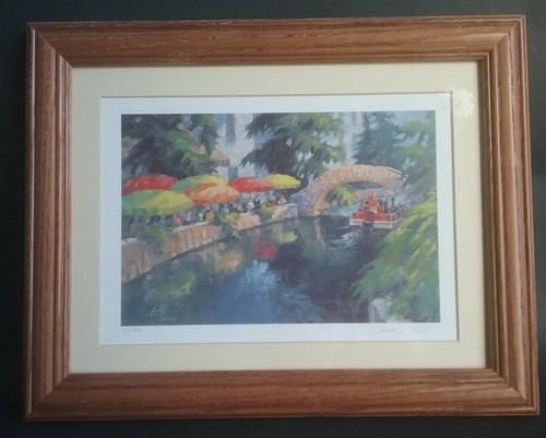 Artist signed print of - ,
