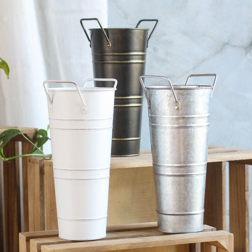 Round tin flower - flower, with