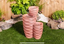 Water Feature Outdoor Indoor Rose Fountain Garden Decor (3 Tier) Timeless