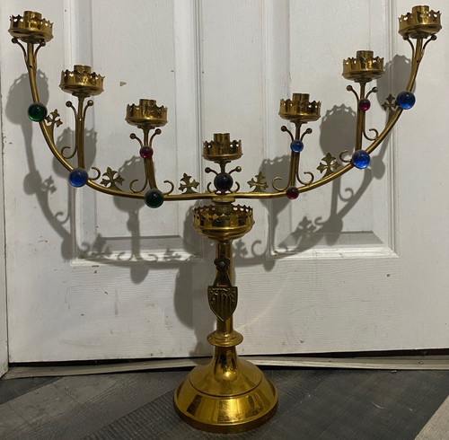Antique neogothic brass - ***,