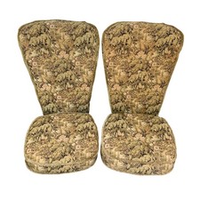 Ercol High Back 478 Chair Cushions Windsor Evergreen Tapestry Cottagecore 1980s