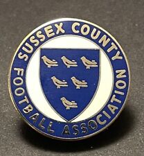 Sussex County FA Non-League football pin badge