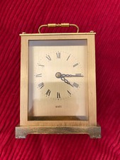 Vintage Novag clock /mantel carriage /working nicely- Germany Quartz Movement