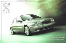 Jaguar X Type 2001 Sales Brochure With Equipment Brochure
