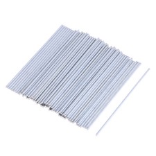 100 Pcs  x 2mm Silver