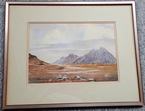 Ron green watercolour - ron,