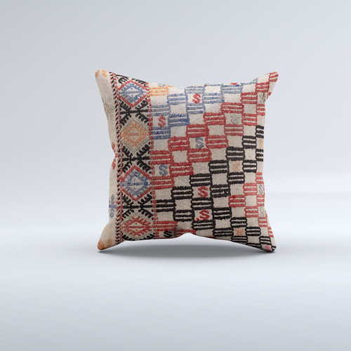 Vintage turkish kilim cushion - turkish,