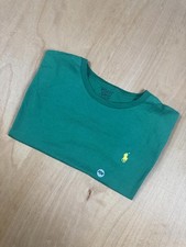 Ralph Lauren Polo T-Shirt – Green w/ Yellow Pony Logo – Size M