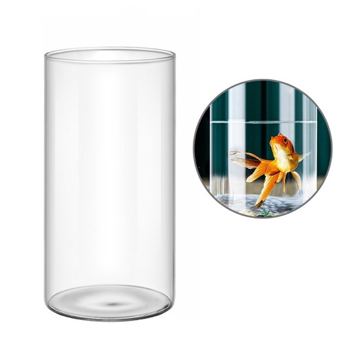 Clear glass cylinder vase - cylinder,