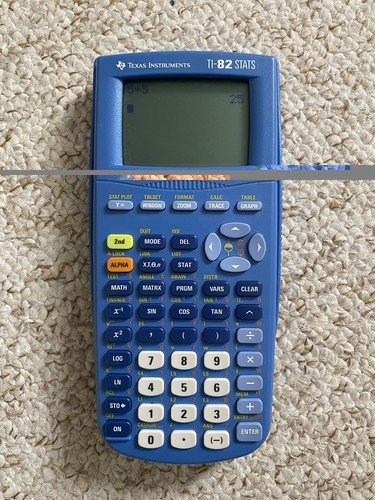 Texas instruments stats - ti-82,