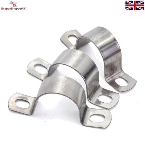 Inch pipe strap clamps - 1-inch, set