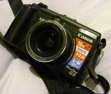 CANON POWERSHOT G5 ** 5.0MP ** BLACK DIGITAL CAMERA *** L@@K ** FREE UK POSTAGE